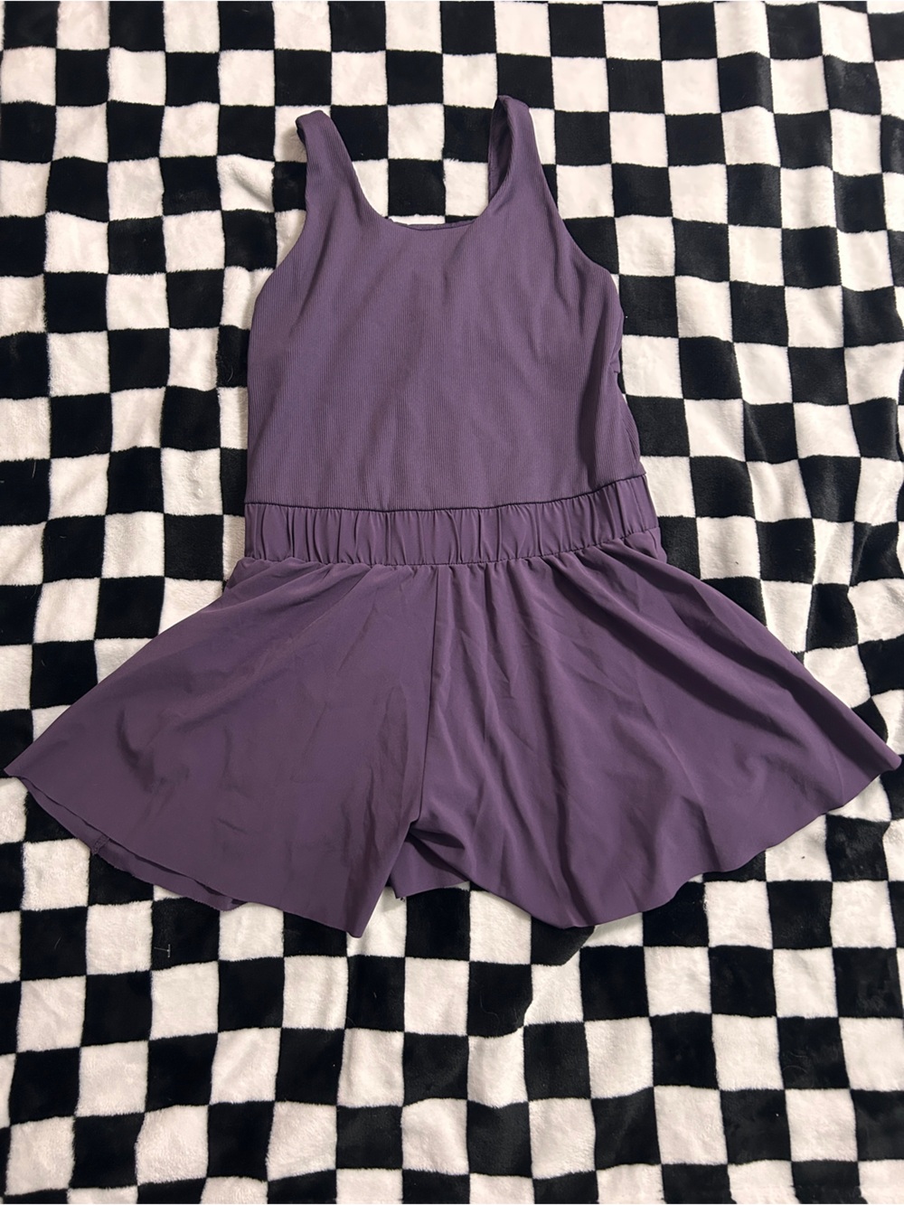 DSG Kids Purple Ruffled One-Piece Bodysuit